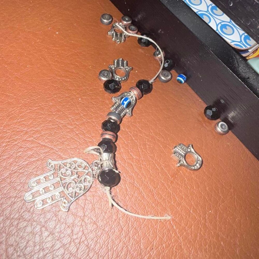 Crown-vintage Women's Silver and Black Jewellery